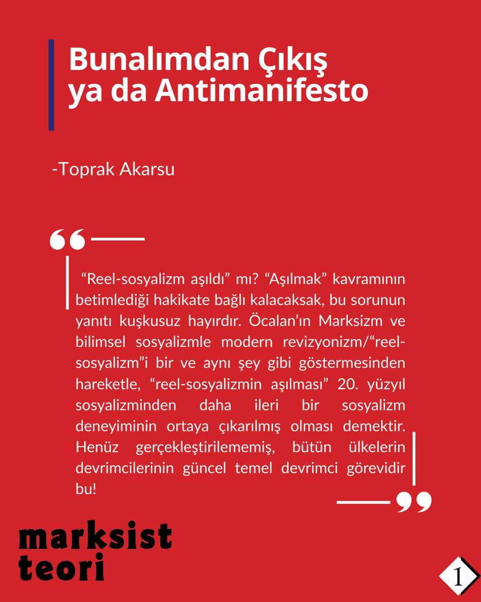 Marksist Teori Dergisi tweet media