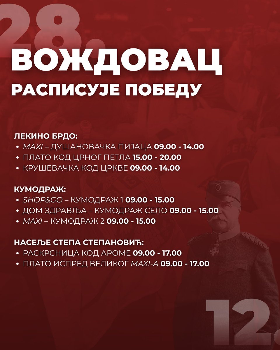 Zajedno raspisujemo pobedu.

28. 12.