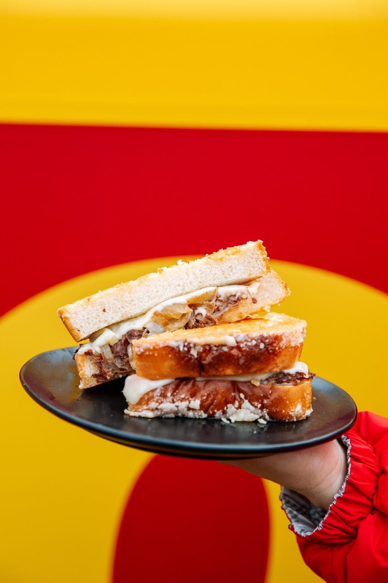 It’s not just lunch. It’s a lifestyle. Short rib, melty cheese, Texas toast—head to sections 103 and 335 for the Short Rib Melt!