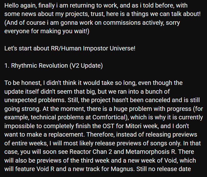 OneQuarty's tweet image. As i promised, some news!

#rhythmicrevolution