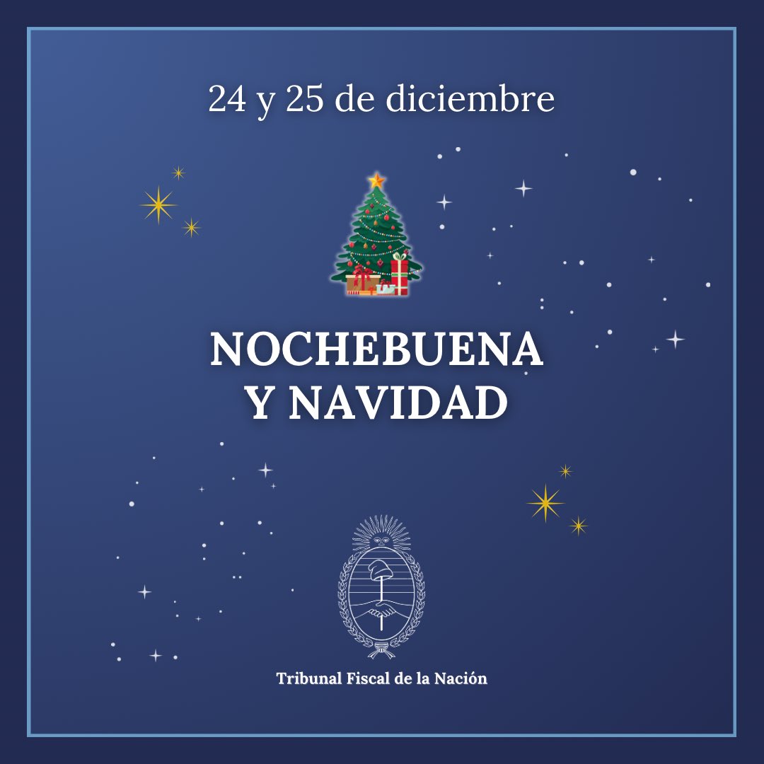 El #TFN les desea una hermosa nochebuena y una muy #FelizNavidad junto a sus seres queridos.