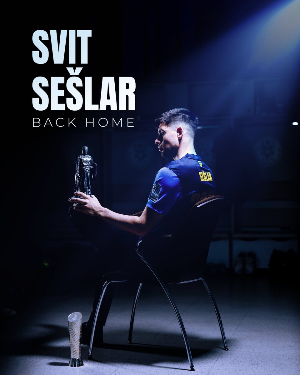 NKCelje's tweet image. Svit Sešlar je znova doma. 👑

Otrok Nogometnega kluba Celje, slovenski reprezentant, rekorder po številu asistenc v eni sezoni UEFA Conference League in v 2024/25 član najboljše enajsterice tekmovanja, je z današnjim dnem postal polnopravni član kluba.