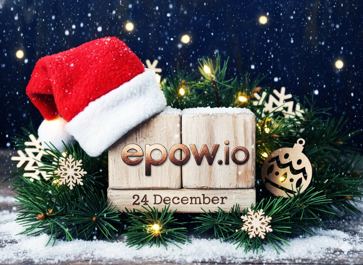 epow_io's tweet image. As the year slows down, epow.io just want to say thank you.

To everyone building, learning, discussing, and contributing across the epow ecosystem — your time and effort matter.

Wishing you a warm and peaceful Christmas Eve.