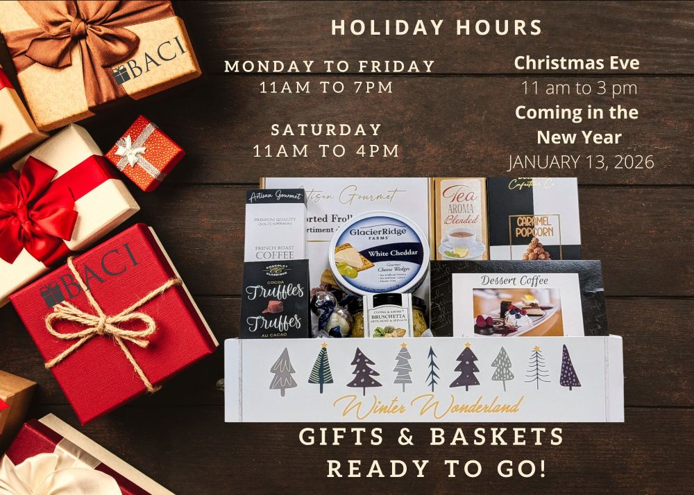 BaciGifts's tweet photo. Season’s Greetings &amp; Holiday Closure Notice - https://t.co/McDKbx9tWb https://t.co/zdfd2PgBW2