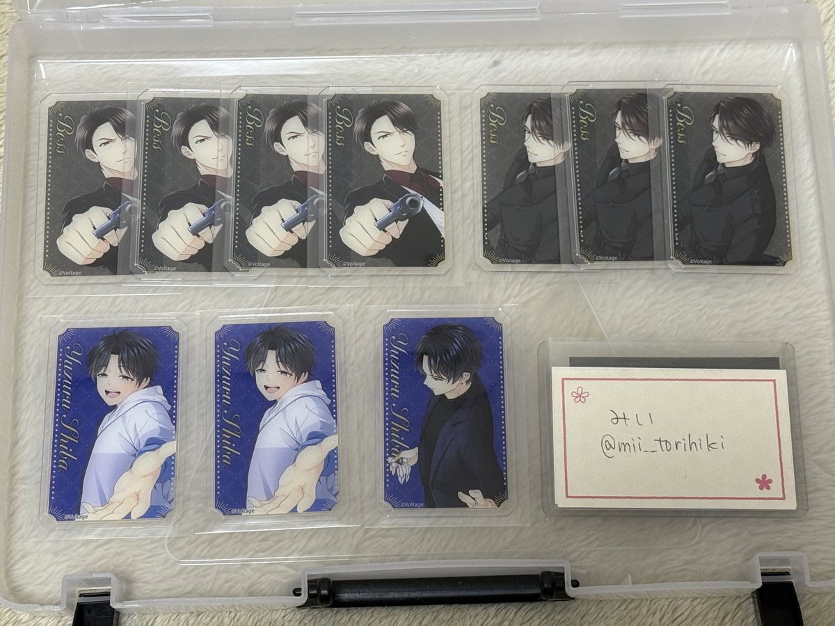 交換】胸キュンイベント ボルテージ 100恋 マスキス アクリルカード