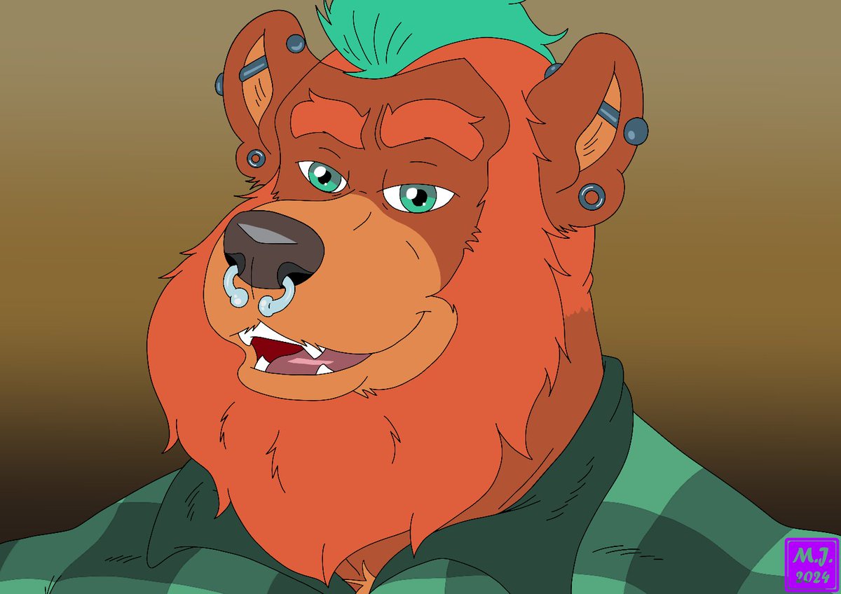 MaximeJeanne4's tweet image. Drawing from last year for @AtlasGinger .