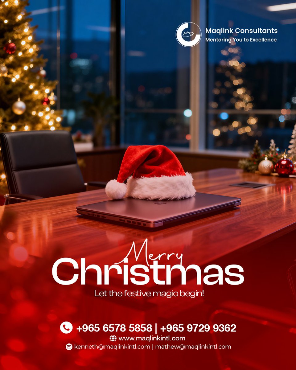 MaqlinkC's tweet photo. The season of joy is here! Let the festive magic begin with laughter, love, twinkling lights, and warm moments that make Christmas truly special. Celebrate, share, and spread cheer all around.
#merrychristmas #maqlink https://t.co/gXDtSjZ8JG