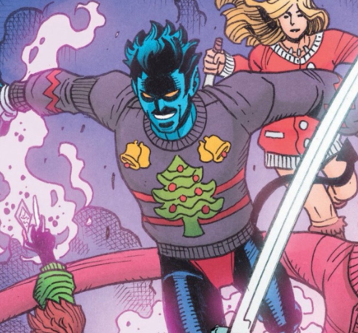 proxy616's tweet image. #xspoilers Nightcrawler adding another sweater to his collection