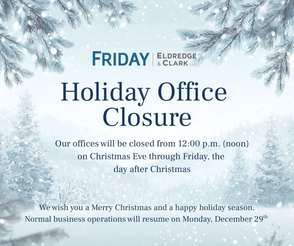 Friday, Eldredge & Clark, LLP tweet media