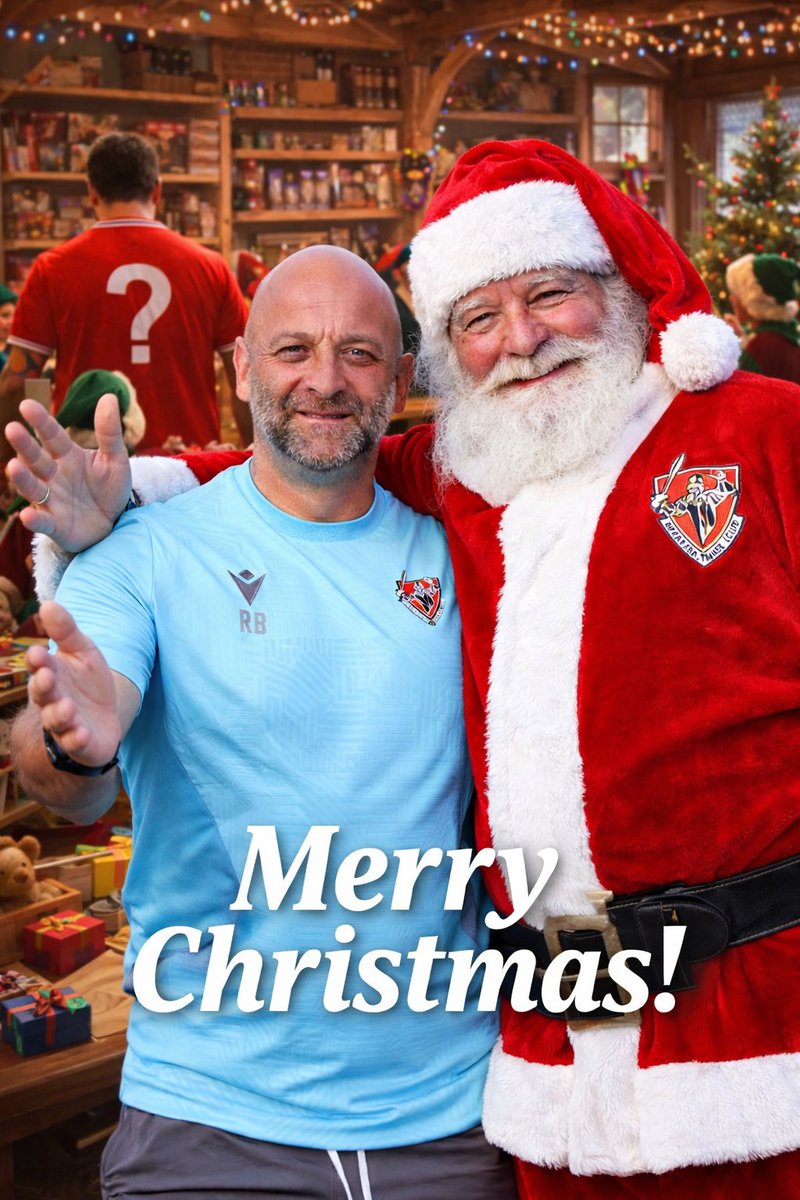 🎄🎅 Merry Christmas from everyone at Baldock Town FC! 🔴⚔️
Wishing all our supporters, volunteers, sponsors and the whole Baldock community a fantastic Christmas. Thank you for your incredible support throughout the year – we can’t wait to see you back with us soon