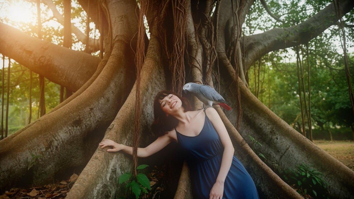 strangetreebird's tweet image. Playing under a strange tree.
Secret meeting. 🎬
#StrangeTree #creative