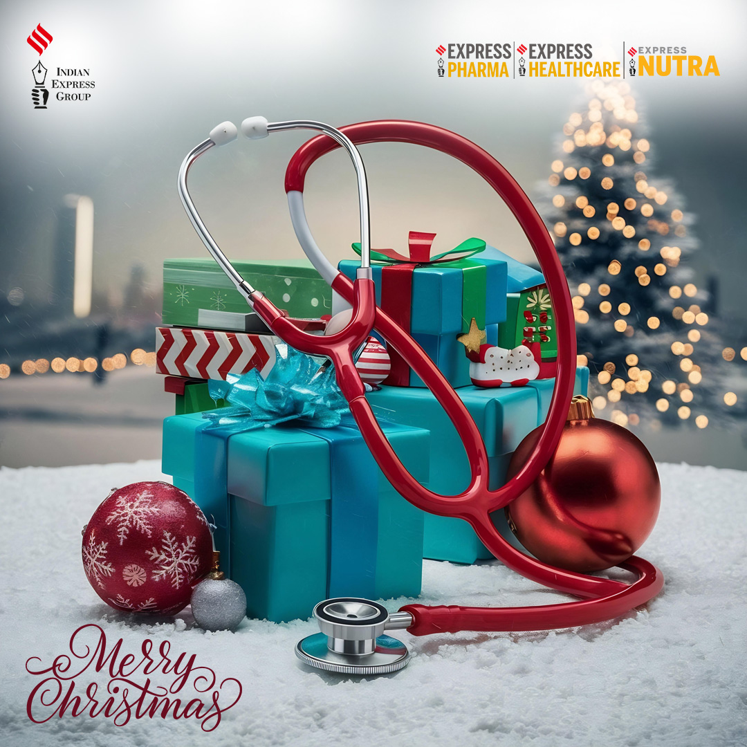 ExpHealthcare's tweet image. #ExpressHealthcare | #ExpressPharma | #ExpressNutra wishes you and your family, a magical #Christmas filled with joy and delightful moments - #MerryChristmas 

#xmas #xmas2025 #xmastimeishere