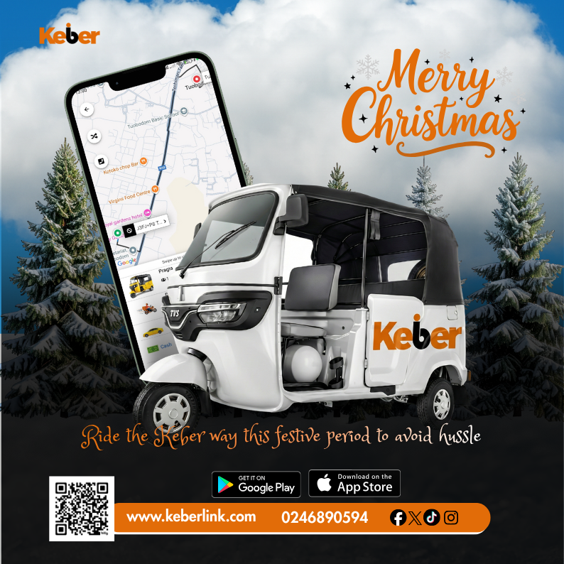 keberapp's tweet photo. Chale, make this Christmas "No Wahala" vibes only! ✨🎁

From Tuobodom to the enjoyment spot, just tap and we move! 🛺💨

Skip the hustle. Ride the Keber way.

👇 Get the app: https://t.co/GhnqBoeDC2

#Keber #ChristmasInGhana #Techiman https://t.co/3imJgkfwlD