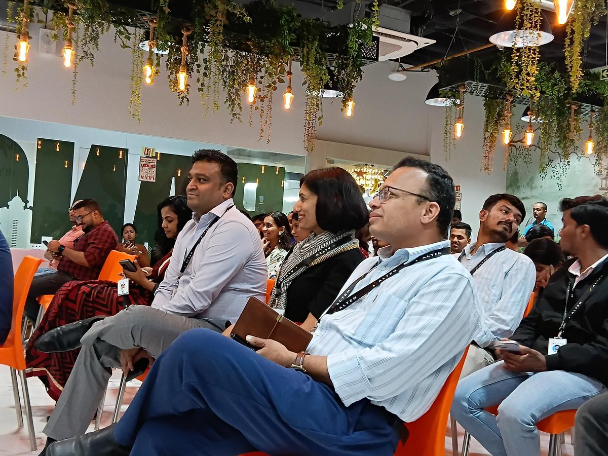 AltenIndia's tweet photo. As part of ALTEN India’s Learning &amp; Development initiative, SPEAR@ALTEN.
Our first panel discussion focused on understanding Gen Z not through stereotypes, but through real perspectives, experiences, and open dialogue. 

#SPEARatALTEN #LearningAndDevelopment #EmployeeLearning https://t.co/LmqSXULbDX