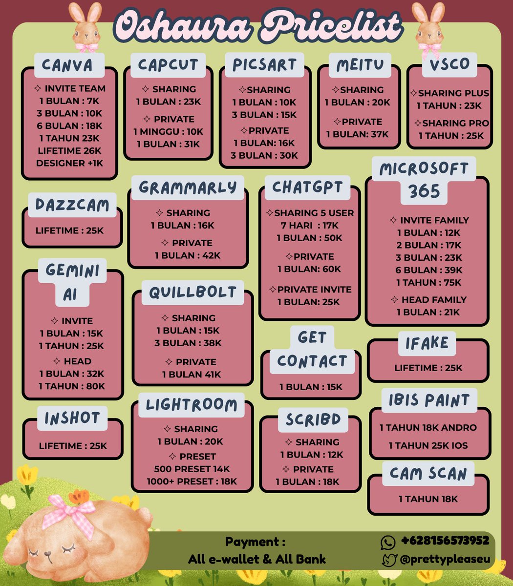 prettypleaseu's tweet image. ⠀
⠀ “oi klw jajank di iniin, apasi ⠀⠀namanya ia?” 😲⁉️ adalah ⠀⠀pkoknya, di anu .. di sini ajh
      donkz kalau jajank 🛒 pling
⠀⠀trusted dan murce  se  alam
⠀⠀raya (+alam goib) 👻💥
    ⎯⎯    ★   𝐵𝑢𝑠𝑖𝑛𝑒𝑠𝑠 𝑆𝑝𝑎𝑐𝑒  % 

⠀⠀⠀proof: t.me/oshaurchive