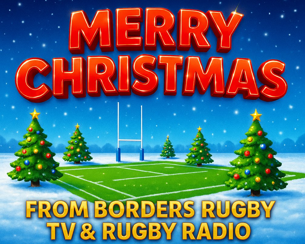 StuartCameronTV's tweet image. Thanks to all players, clubs and fans of Borders Rugby and club rugby in Scotland who have supported what we do to promote the game over the past year. Have a great time over the festive period &amp;amp; join us for the Waverley Cup on Boxing Day. From all the team at BRTV &amp;amp; Rugby Radio.