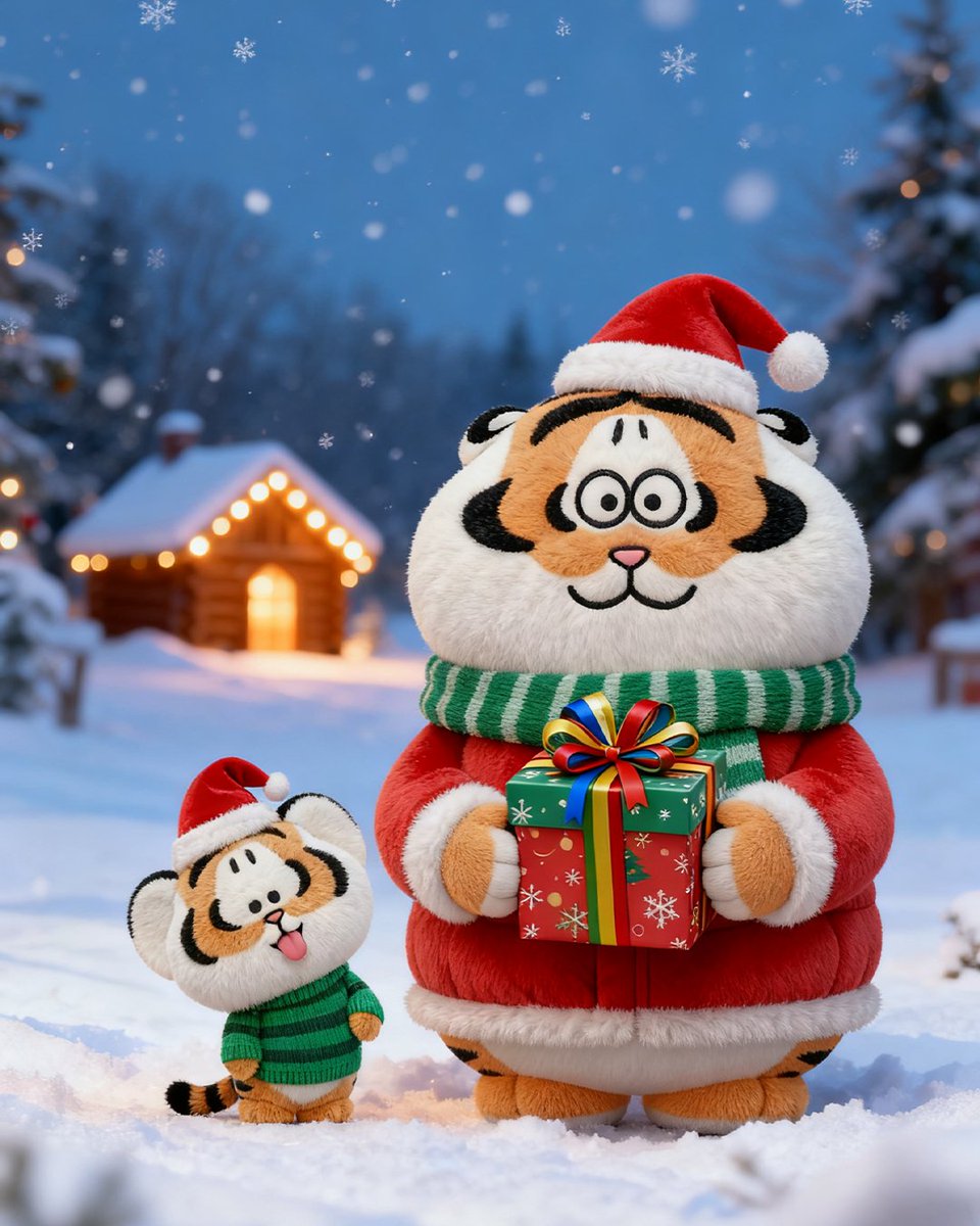 bu2ma's tweet image. A Christmas gift just for you❤️

#AlexandertheFatTiger #MerryChristmas #ChristmasGift #JustForYou