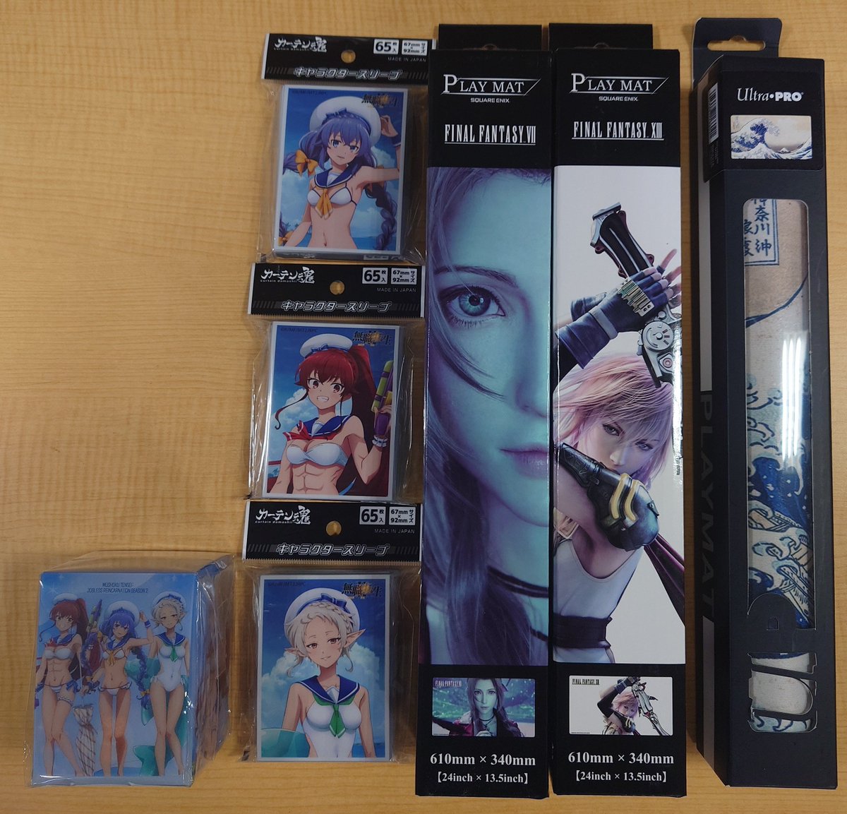 新作情報】 プレイマット ファイナルファンタジー 葛飾北斎