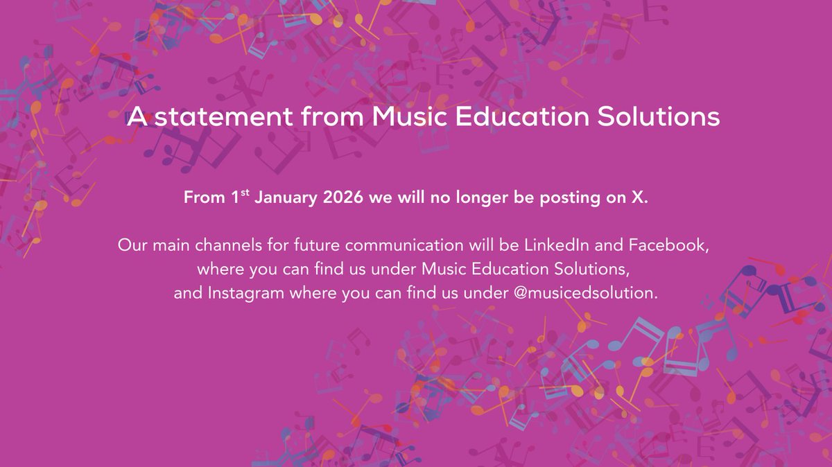 Music Education Solutions tweet media