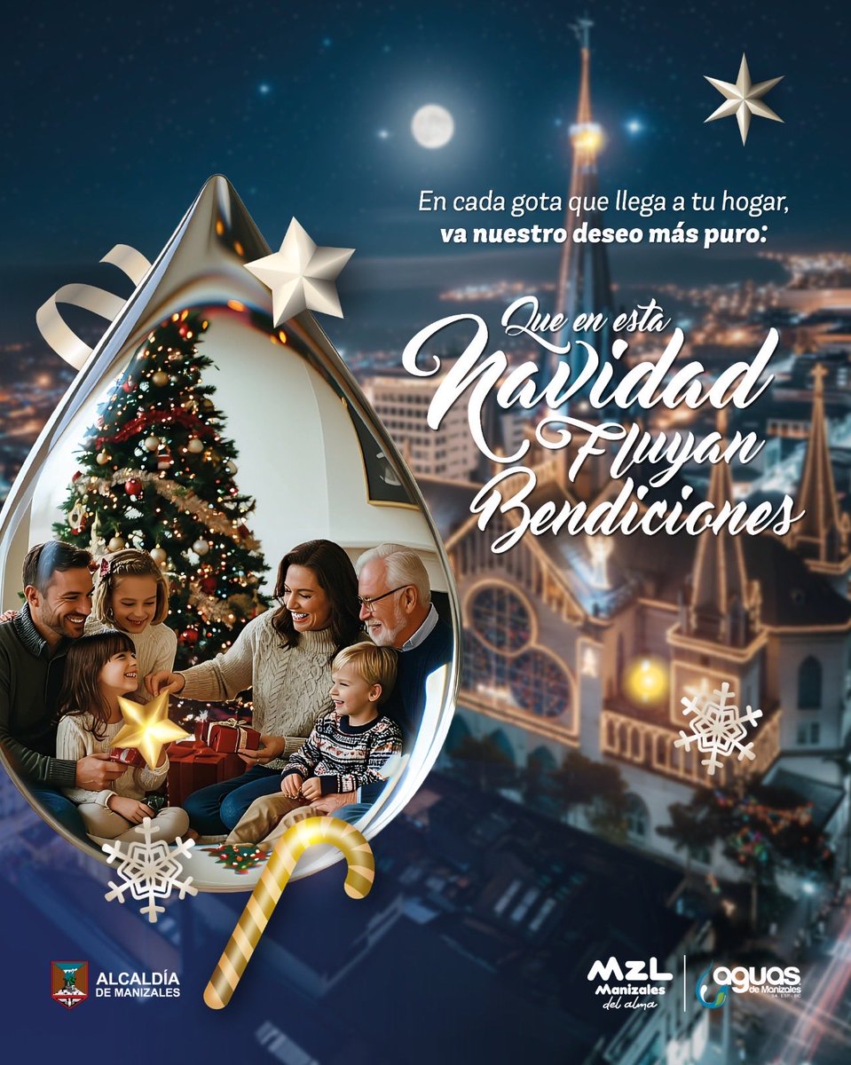 En esta Navidad celebramos lo esencial: el cuidado, la unión y los pequeños gestos que llenan de sentido cada día.
Que el agua que fluye en tu hogar sea también símbolo de bienestar y esperanza. ¡Feliz Navidad!