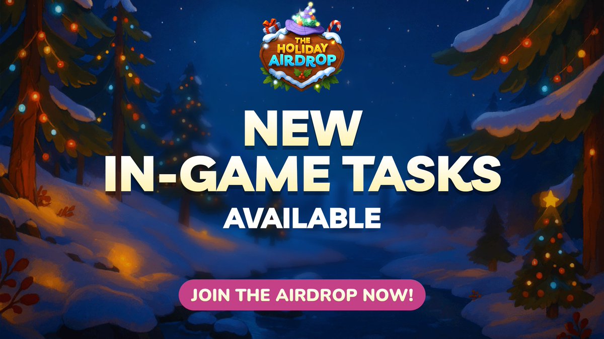 Ready! Set! Go! 🚥

A new set of in-game task is live, go get them all and have fun in the Archipelago! 🌸

Also, remember: one week to go and we finish the Holiday Airdrop! 🚀
