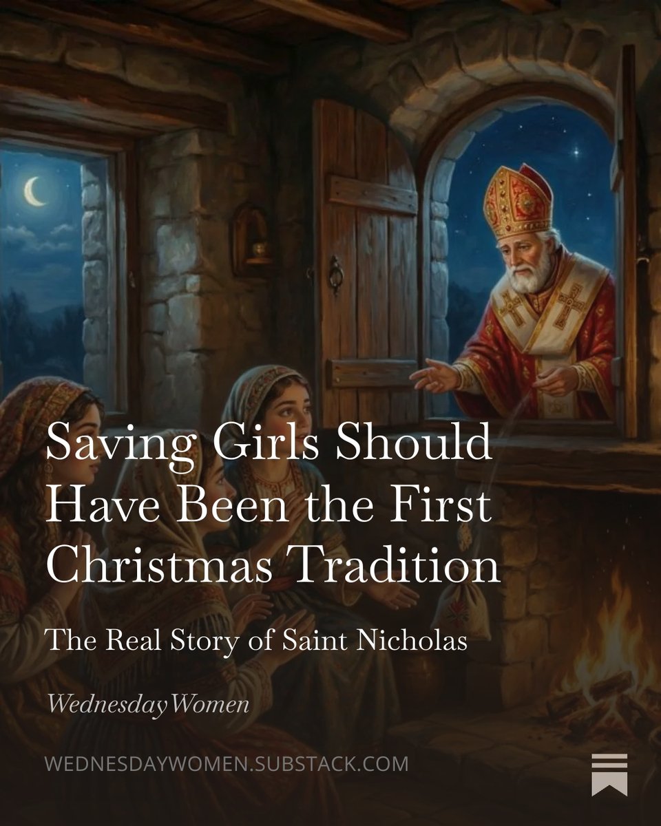 Before Santa, there was Saint Nicholas — and his first Christmas act wasn’t magic.

It was saving three girls from exploitation through quiet intervention.

Saving girls still isn’t about charity. It’s about protection.

bit.ly/3MPQqAV

#releasetheepsteinfiles