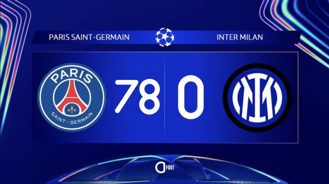 MercatoPlein's tweet image. ⚽️ 𝗕𝗨𝗨𝗨𝗨𝗨𝗨𝗨𝗨𝗧 𝗗𝗨 𝗣𝗘̀𝗥𝗘 𝗡𝗢𝗘̈𝗟 !! ❤️💙

𝗣𝗔𝗥𝗜𝗦 🇫🇷 𝟳𝟴-𝟬 🇮🇹 𝗜𝗡𝗧𝗘𝗥

#PSGINT #UCLfinal #psg