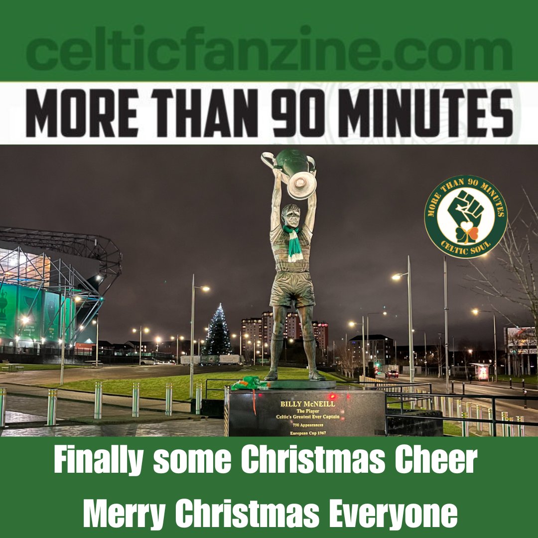 celticfanzine's tweet image. Finally some Christmas Cheer – Merry Christmas Everyone

Link in Comments 

#CelticFC #glasgow #gigs