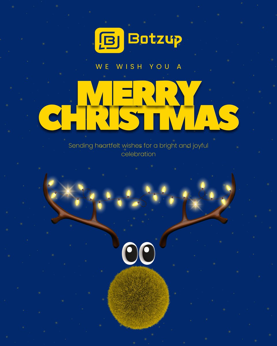 botzup's tweet photo. Wishing everyone a joyful Christmas filled with happiness, warmth, and good moments. May this festive season bring peace and success to you and your loved ones.🎄✨#MerryChristmas #HolidaySeason #FestiveVibes #SeasonOfJoy #ChristmasCheers #CelebrateTogether https://t.co/gEtCJO3DdL