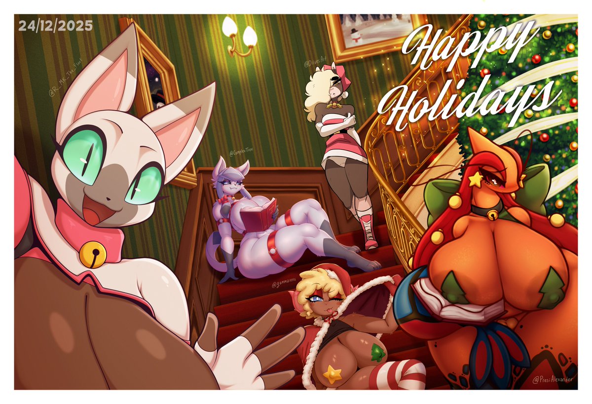 May your Christmas sparkle with moments of love, laughter, and goodwill 🎄✨ 

Your favorite artists wish you happy holidays 💕