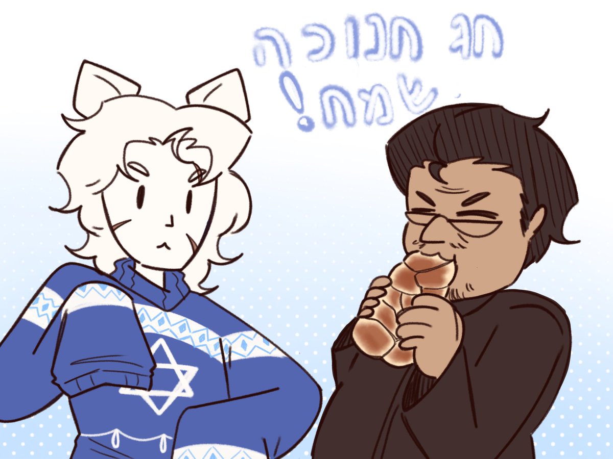 eeveecatda1st's tweet photo. MERRY CHRISTMAS + hanukkah doodle I forgot to post #AnimalFarm + 1984 hi O’brien https://t.co/oDzZdj8qdL