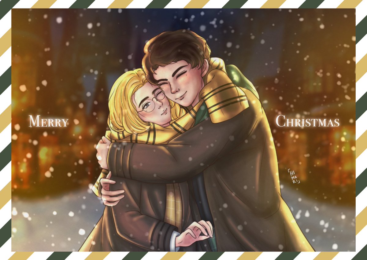 Merry Christmas! 🎄☃️✨

Warmest wishes for a truly happy Christmas, and may your days be filled with merriment and your heart ever light and joyful ♡

With sincere affection,
Sebastian B. Sallow &amp; Arthesia H. Kolyada. 

— 1891.

#yumenatal25
#HogwartsLegacy