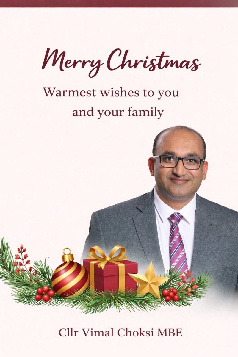 Cllr Vimal Choksi MBE tweet media