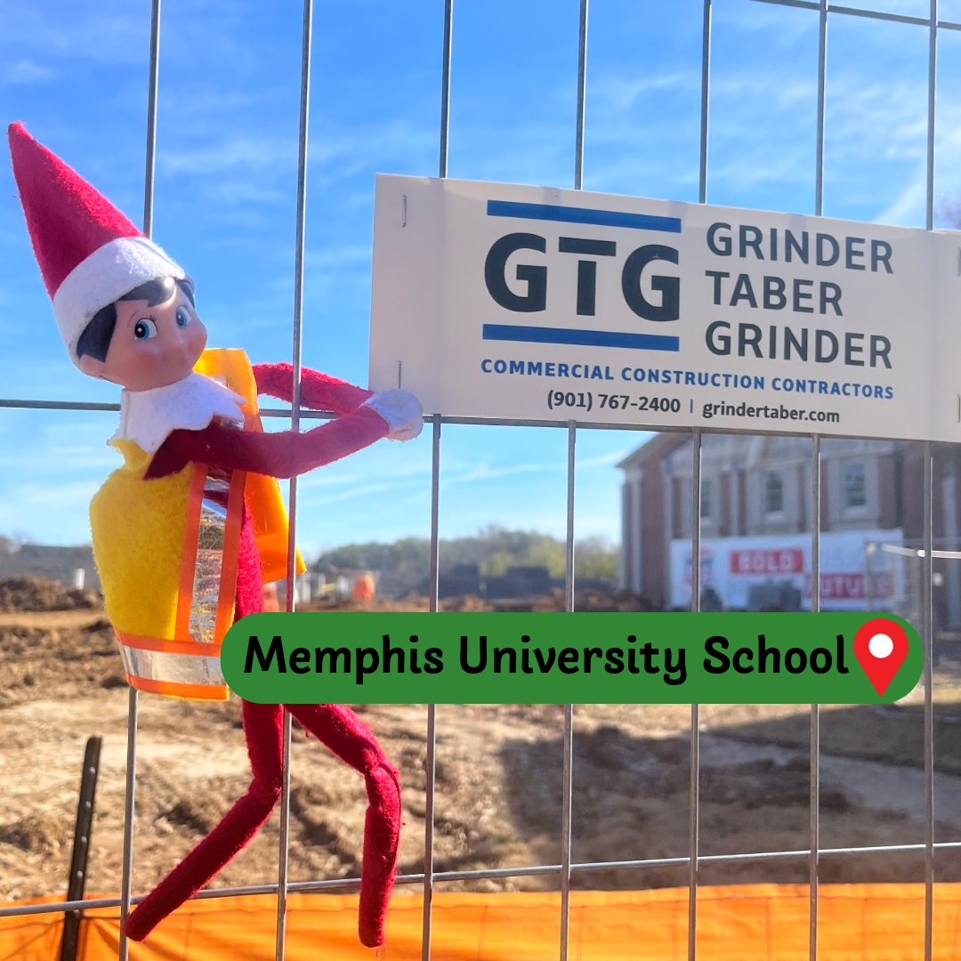 Even on Christmas Eve, Curley the Elf is out spreading cheer and checking on a few more jobsites before his trip back to the North Pole 🎄❄️ We love the holiday spirit (and work ethic)!

#GrinderTaber #construction #commercialcontractor #newconstruction #hardhat #memphis