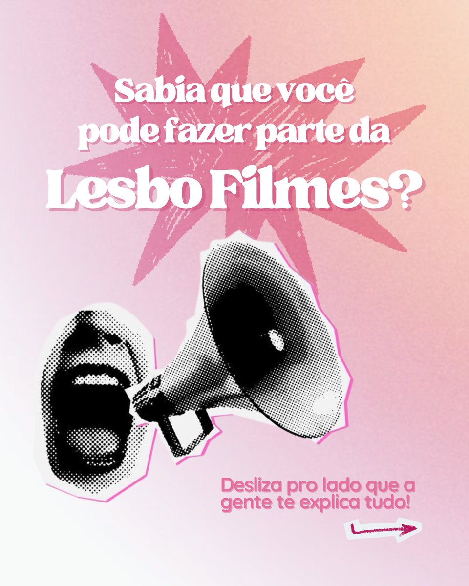 lesbofilmes's tweet photo. E você, estudante potiguar de cinema, pode fazer parte desse projeto lindo com a gente. É só preencher nosso formulário (disponível na nossa bio) e esperar entrarmos em contato 📩 https://t.co/8F9L2j2AnF
