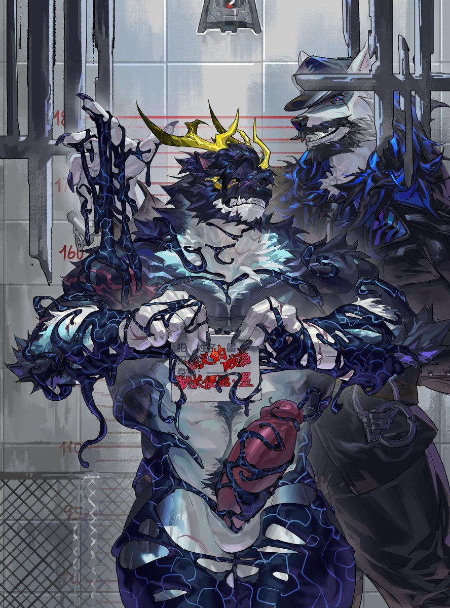 Luke_C419's tweet image. 是@DragonsMint 狱长和他的正义雄畜狱长便器@midnightjackdaw 的圣诞情趣环节！