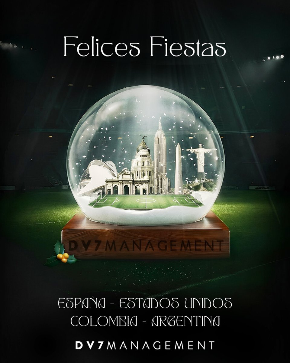 DV7Management's tweet image. 🎄🌍 Desde nuestras sedes por el mundo, que siguen creciendo, compartimos de corazón un mismo deseo para tod@s. 
¡Feliz Navidad y Próspero Año Nuevo! 

#DV7ManagementLatam
#DV7ManagementArgentina
#DV7Management
#DV7Group