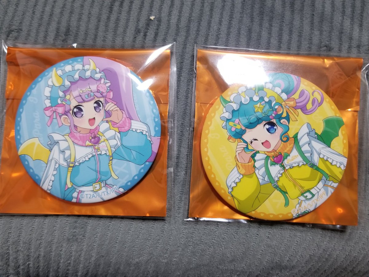 プリパラ らぁら 缶バッジ ハートデビデビパーティー プリパラ らぁら