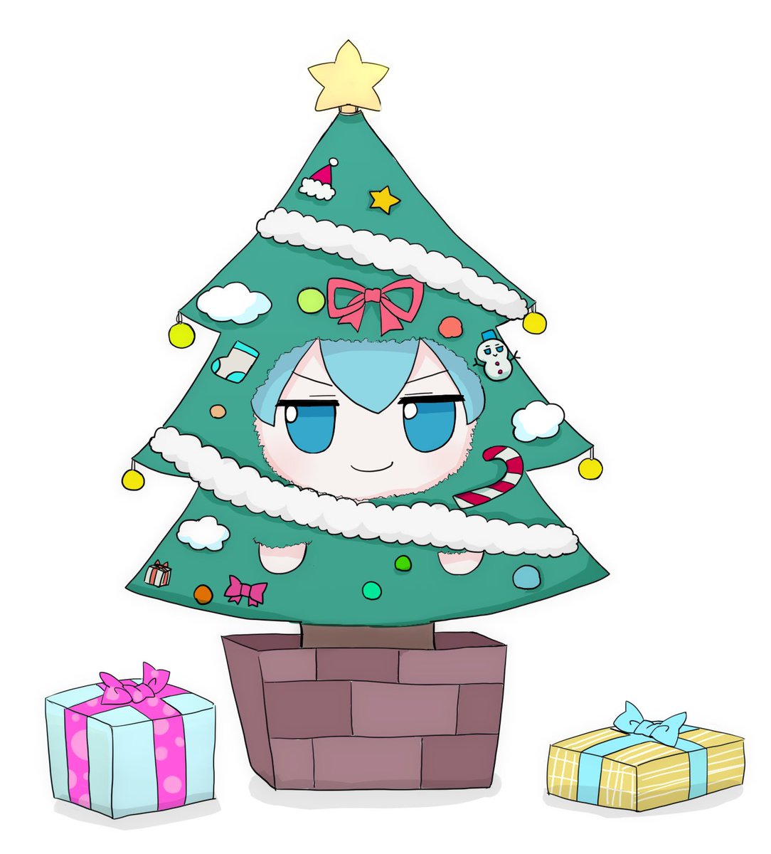 azumammeri's tweet image. 🎄ふもチルノ