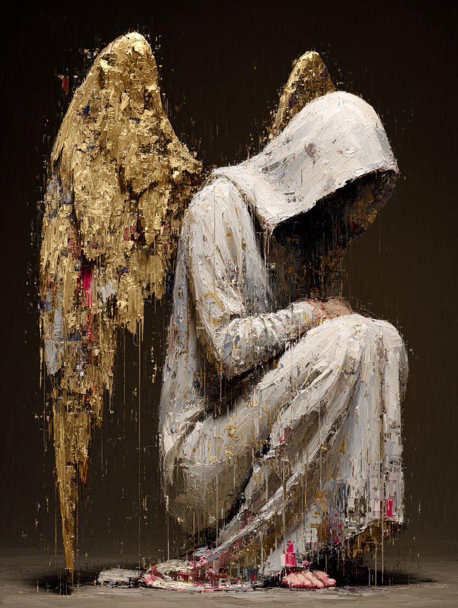 Veil of Despair: The Hooded Angel's Lament