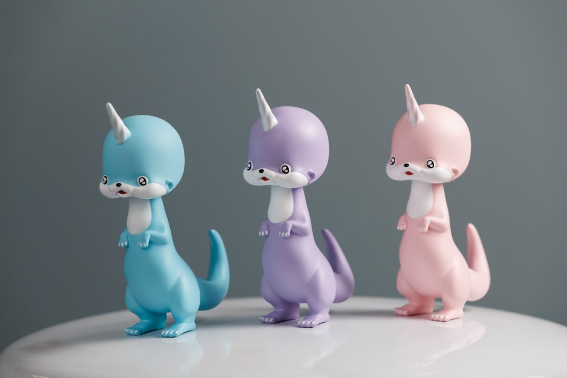 RT @prdtrt_shop: ぷれでたーらっとソフビ「イッカクカワウソソフビ 」