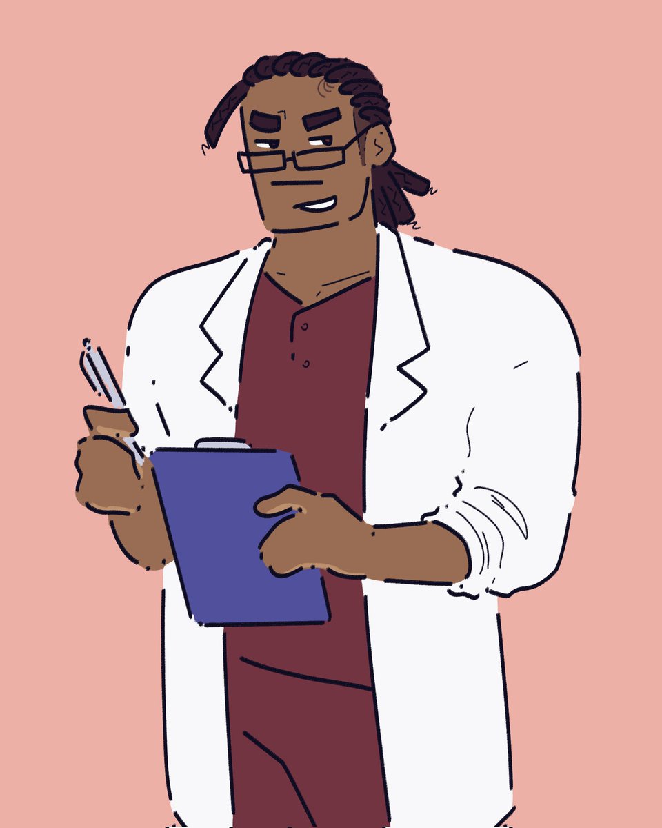 granatsof's tweet image. AU where Lucky's parents managed his ADHD so he became a doctor...