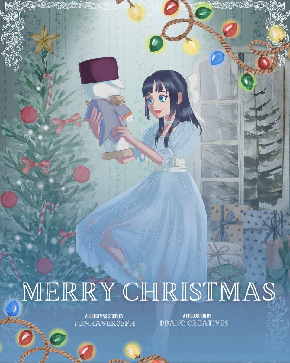 YunhaversePH's tweet photo. Merry Christmas, EverAfters &amp; Everpuppies! 🎄✨ 

Let’s twirl through this magical day like Nutcrackers, filling every corner with joy, love, laughter, and a sprinkle of YUNHAverse magic! 💖🩰🎁 

#NUTCRACKERYUNHA #BANGYUNHA #방윤하 
#UNIS #유니스 https://t.co/VjuXtVizWn