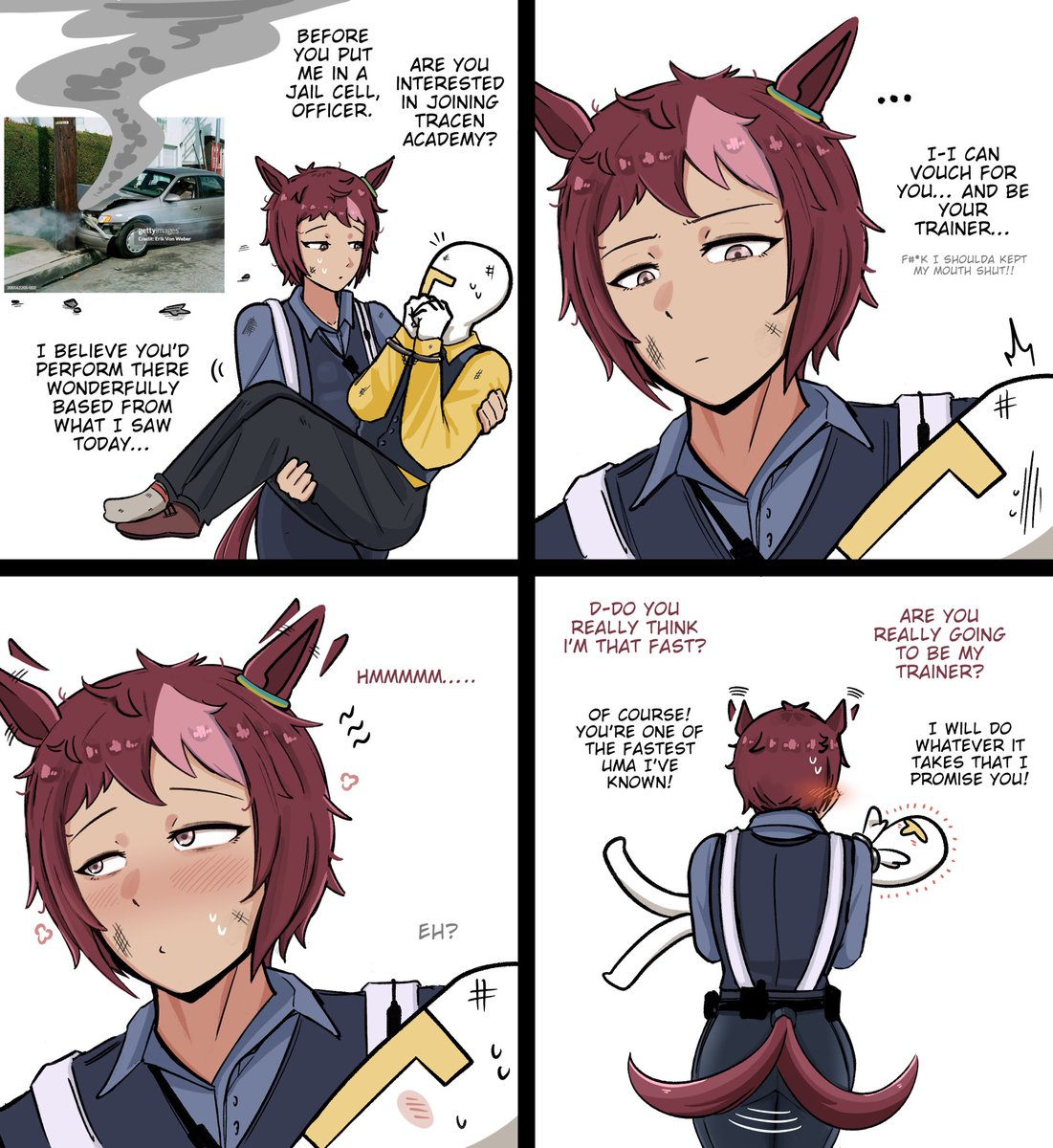 JohnHoll0w's tweet image. Traffic Lights joining Tracen Academy