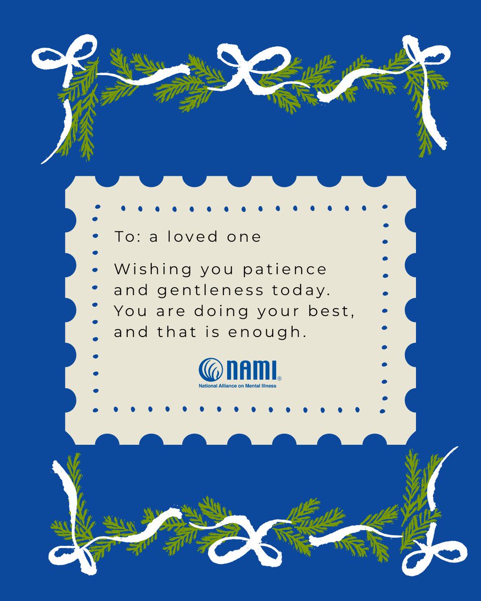 NAMICommunicate's tweet photo. A reminder you can hold for yourself — or pass along to someone you care about. Gentleness matters. 💌

#NAMI12DaysOfCare #MentalHealthCare #YouAreEnough https://t.co/41m4LSkOlb