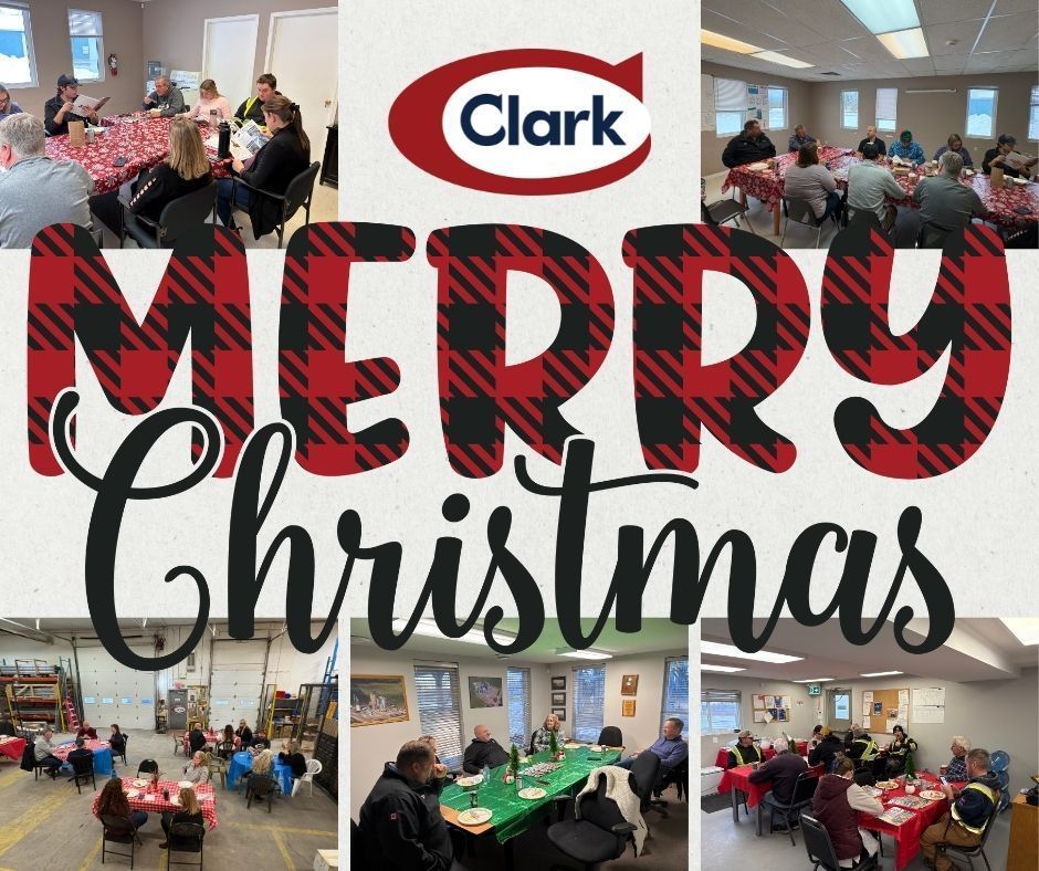 On this Christmas Eve, we’re reflecting on the meals shared across our Christmas luncheons at the Clark Companies — and we’re proud to support the industries that help bring food to your table this holiday season. 🌾🎄

We close at 2 p.m. today and will be closed the 25th &amp; 26th.