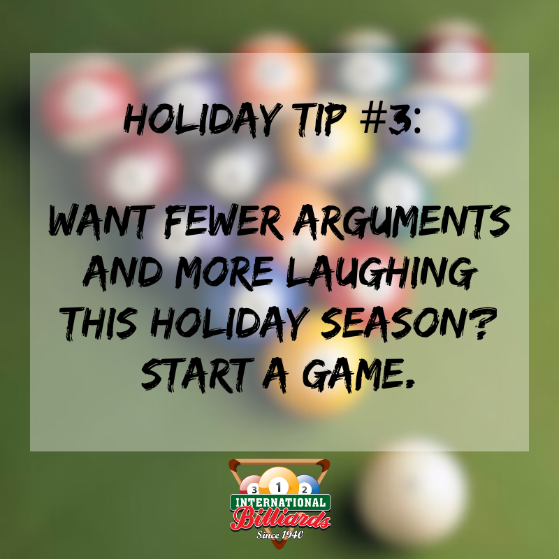 𝑾𝒆'𝒓𝒆 𝑶𝒑𝒆𝒏 10 𝑨𝑴 -  3 𝑷𝑴 𝑪𝒉𝒓𝒊𝒔𝒕𝒎𝒂𝒔 𝑬𝒗𝒆! 🎄 🎅 🎁

Games stop debates.
Games stop politics.
Games stop Uncle Whoever from starting something. 😂

Pool, shuffleboard, air hockey &amp; poker - because game night > awkward silence. 

#HolidayFun #FamilyTime