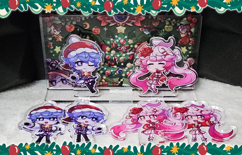 『Our Christmas🎄』 커버송을 감상하고,
리트윗 혹은 인용 트윗을 해 주시는 분들 중
추첨을 통해 5분에게 커버송 일러스트로 제작한
'아크릴 스탠드(캐릭터 파츠 6종)'를 보내드립니다!🎁

⏰ 이벤트 마감: 12/27(토)
📢 당첨자 발표: 12/28(일)

✔️ 개인이 진행하는 비공식 이벤트입니다.

#Elsword