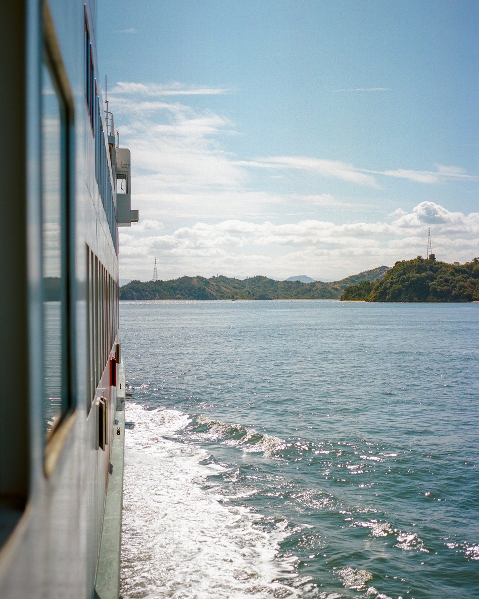 kristophershinn's tweet image. A lovely day on a ferry in Japan