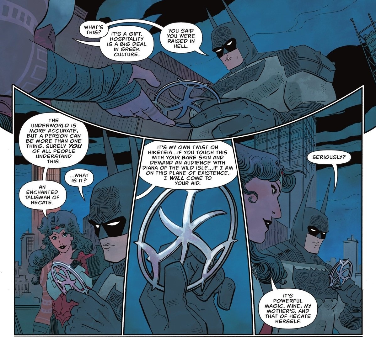 KombatKnight's tweet image. Can't wait for when we're further down into this series and someone tweets "Why doesn't Absolute Batman call Wonder Woman for help? Is he stupid?"